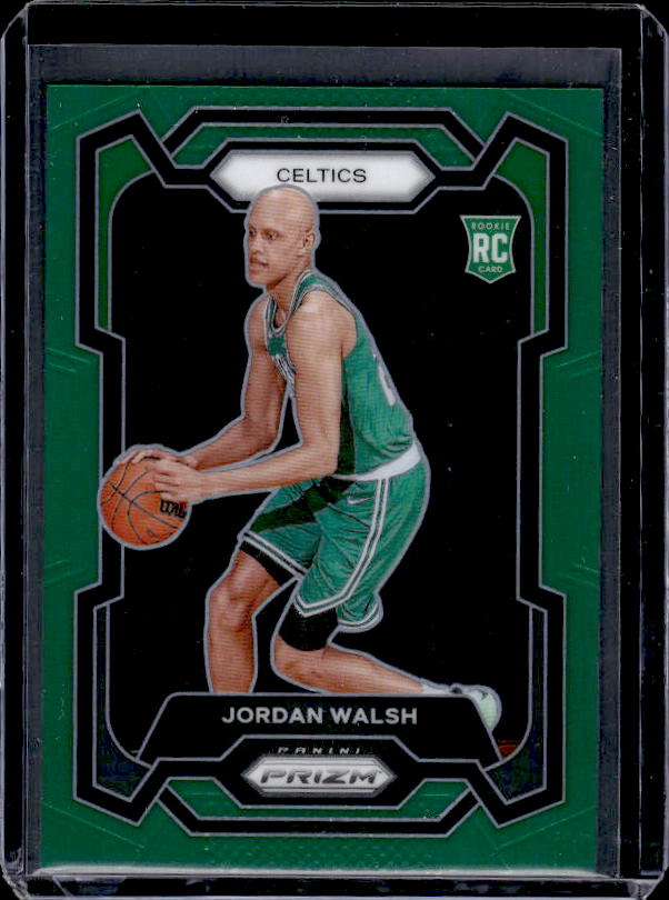 2023-24 Panini Prizm #158 Jordan Walsh Prizms Green