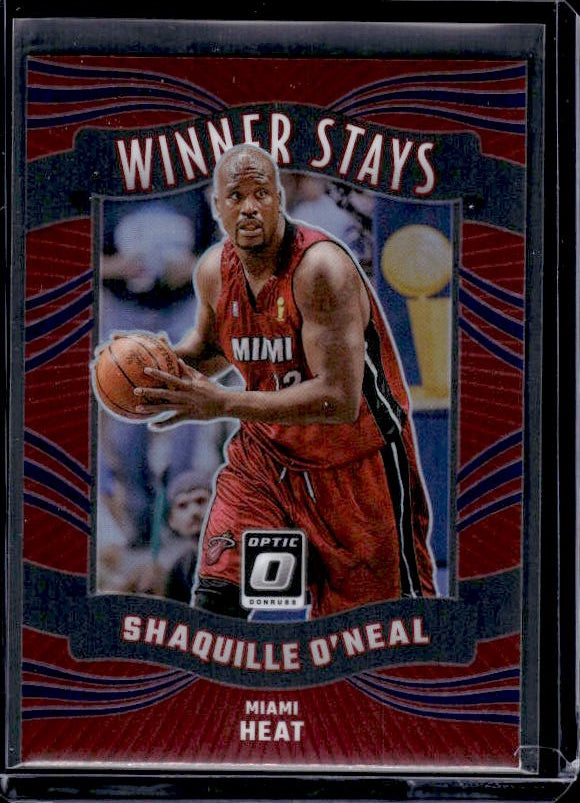 2023-24 Donruss Optic #17 Shaquille O'Neal Winner Stays Holo