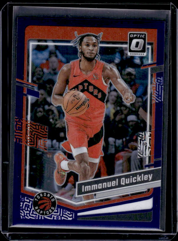 2023-24 Donruss Optic #83 Immanuel Quickley Purple