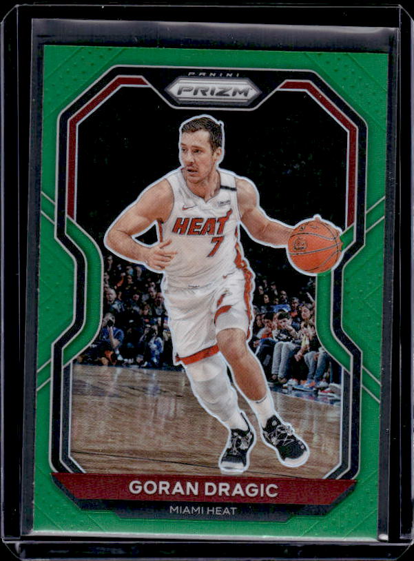 2020-21 Panini Prizm #179 Goran Dragic Green Prizms