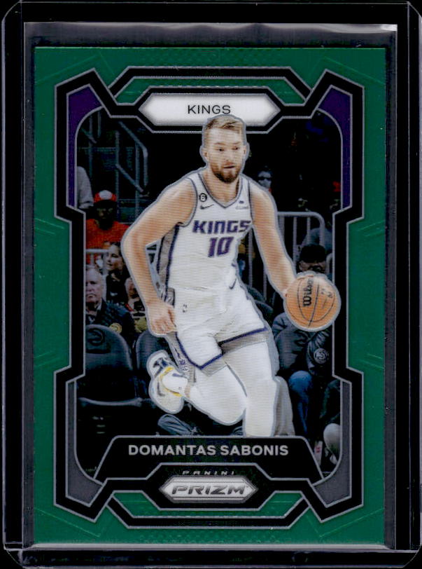 2023-24 Panini Prizm #45 Domantas Sabonis Prizms Green