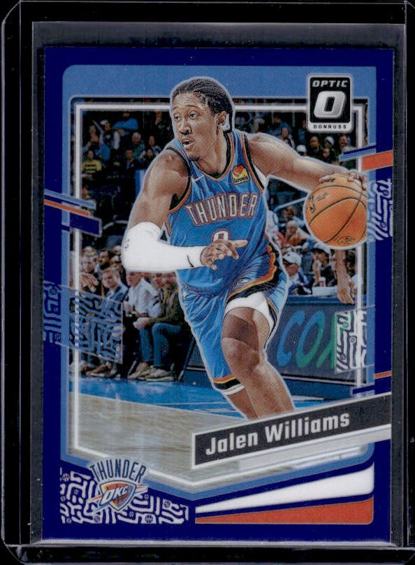 2023-24 Donruss Optic #188 Jalen Williams Purple