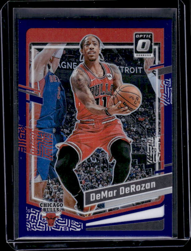 2023-24 Donruss Optic #43 DeMar DeRozan Purple