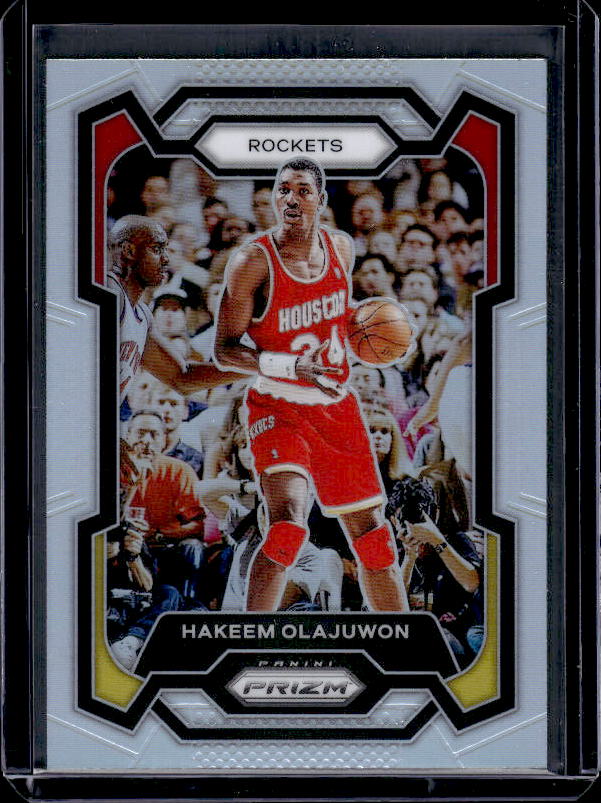 2023-24 Panini Prizm #191 Hakeem Olajuwon Prizms Silver