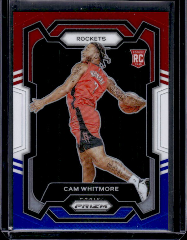 2023-24 Panini Prizm #129 Cam Whitmore Prizms Red White and Blue