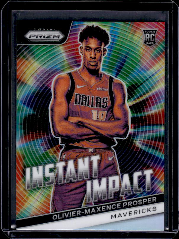 2023-24 Panini Prizm #6 Olivier-Maxence Prosper Instant Impact Prizms Silver