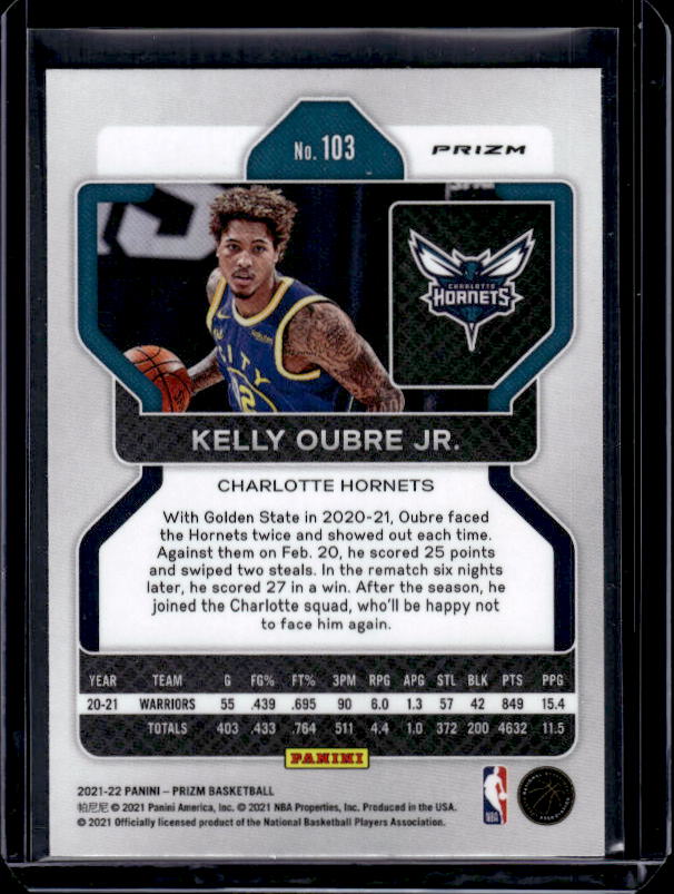 2021-22 Panini Prizm #103 Kelly Oubre Jr. NBA 75th Anniversary