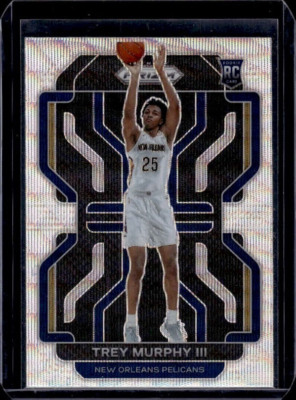 2021-22 Panini Prizm #288 Trey Murphy III Silver Wave
