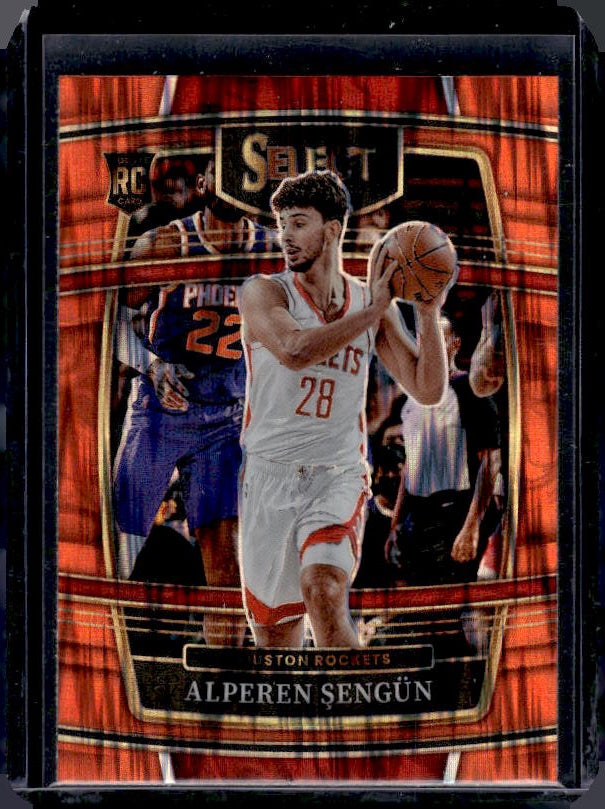 2021-22 Panini Select #19 Alperen Sengun Orange Flash Prizms