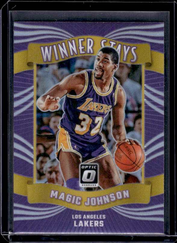 2023-24 Donruss Optic #11 Magic Johnson Winner Stays Holo