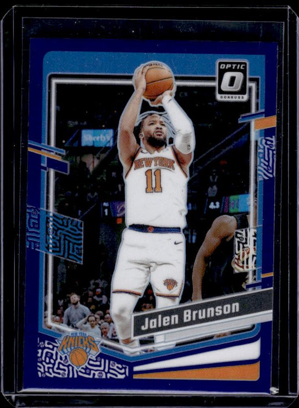 2023-24 Donruss Optic #158 Jalen Brunson Purple