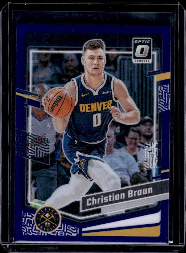 2023-24 Donruss Optic #60 Christian Braun Purple
