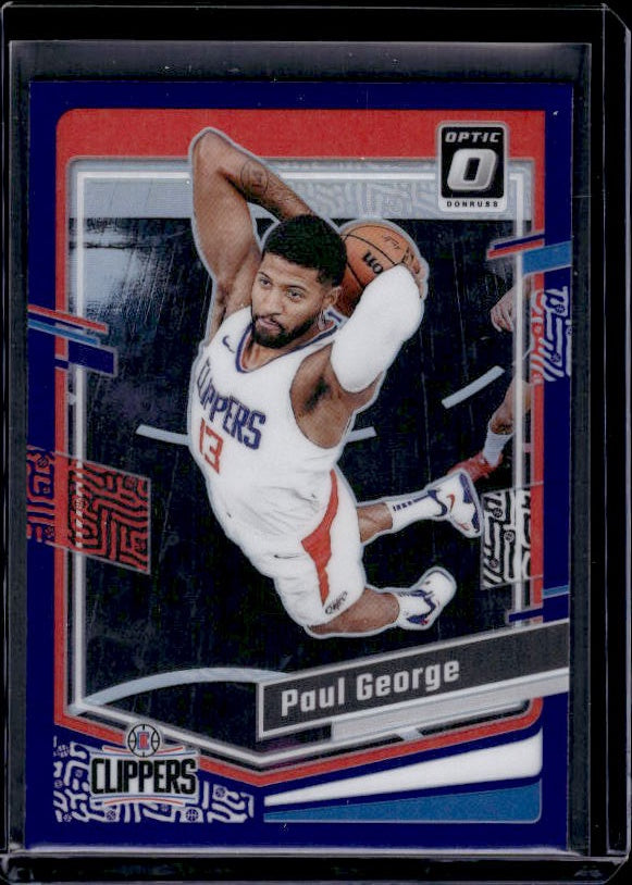 2023-24 Donruss Optic #157 Paul George Purple