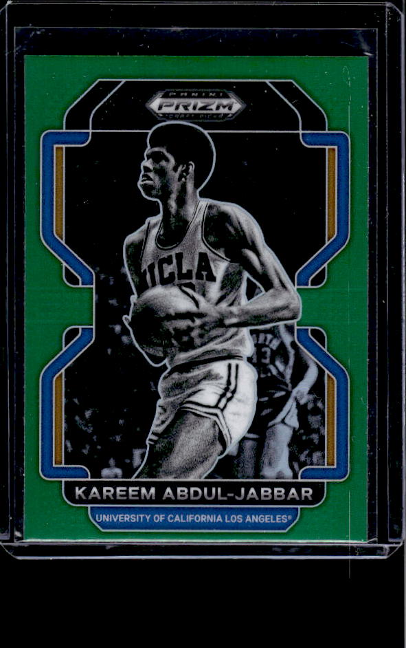 2022 Panini Prizm Draft Picks #30 Kareem Abdul-Jabbar Green