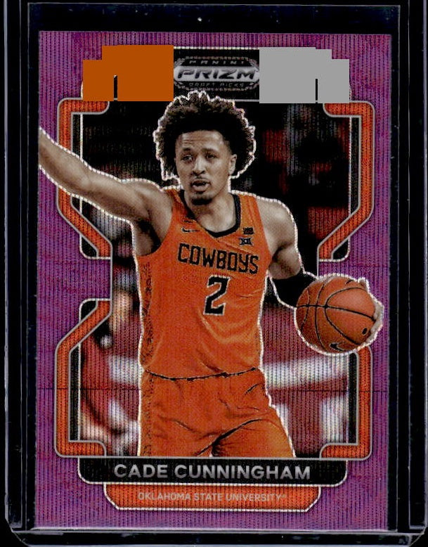2022 Panini Prizm Draft Picks #6 Cade Cunningham Purple Wave