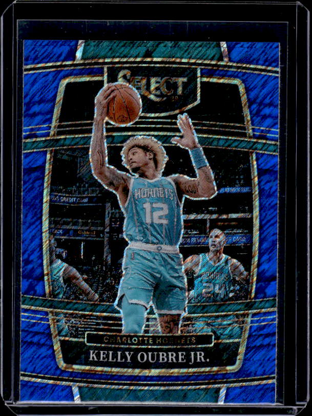 2021-22 Panini Select #30 Kelly Oubre Jr. Blue Shimmer Prizms