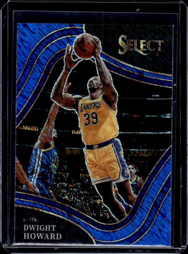 2021-22 Panini Select #252 Dwight Howard Blue Shimmer Prizms