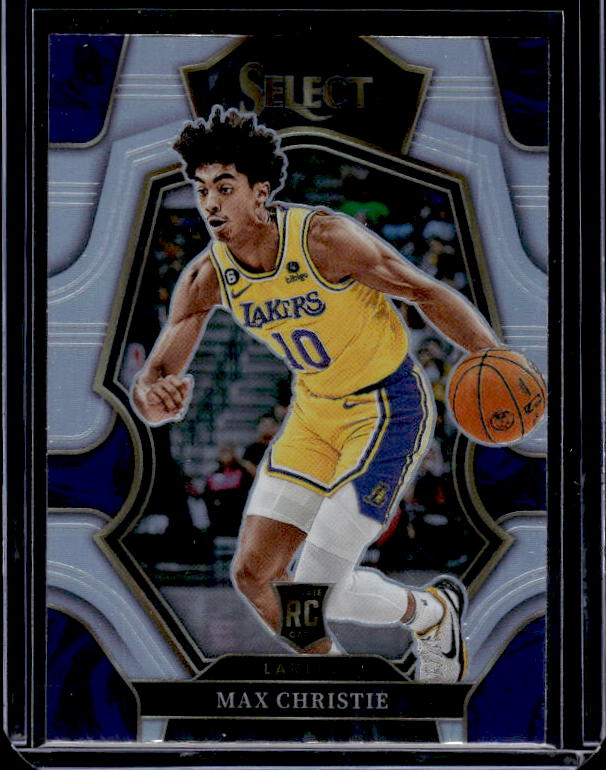 2022-23 Panini Select #181 Max Christie Silver Prizms