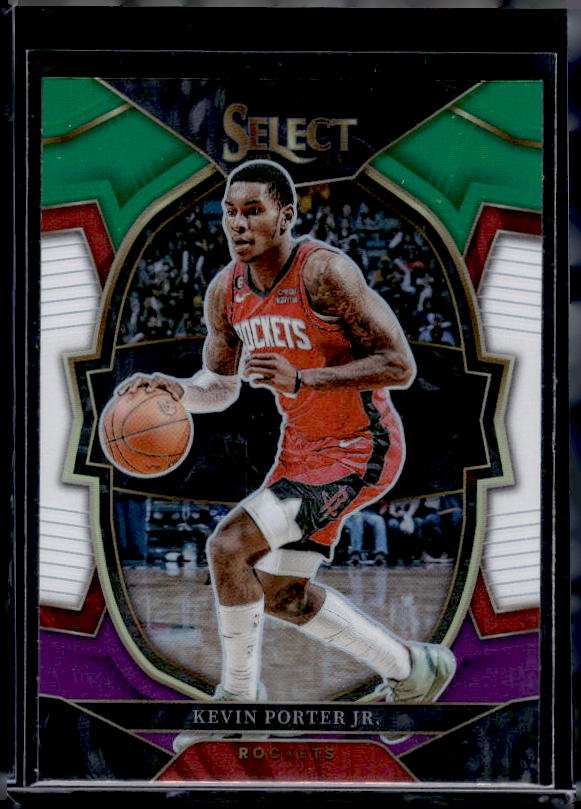 2022-23 Panini Select #49 Kevin Porter Jr. Green White Purple Prizms