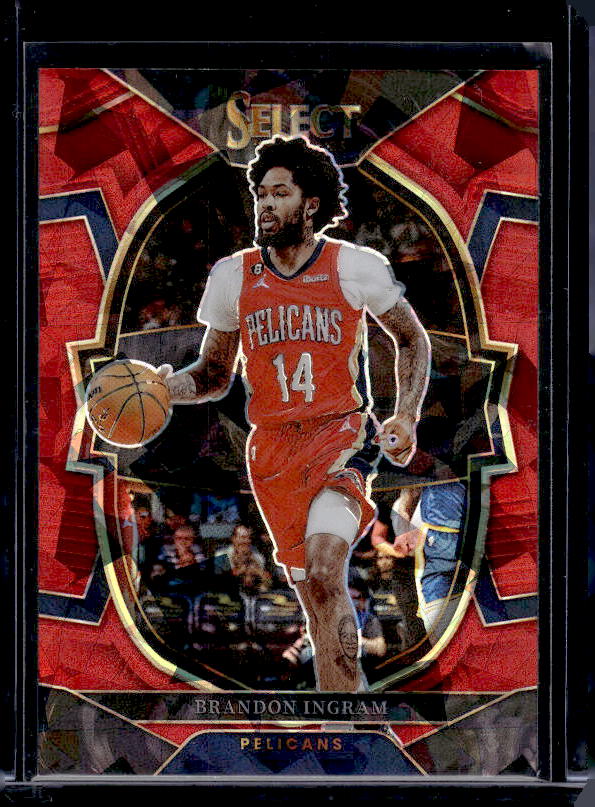 2022-23 Panini Select #59 Brandon Ingram Red Cracked Ice Prizms
