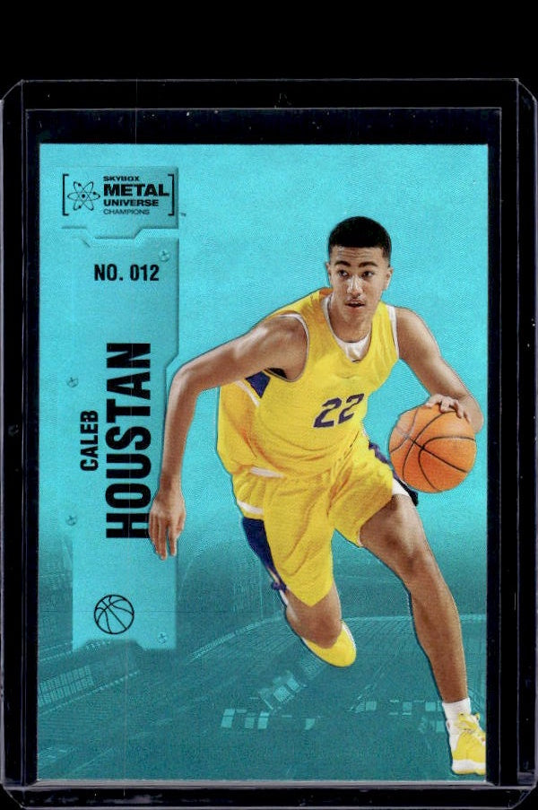 2022 SkyBox Metal Universe Champions #012 Caleb Houstan Aqua