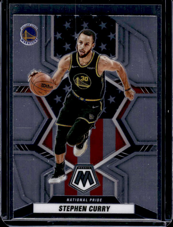 2021-22 Panini Mosaic #247 Stephen Curry Silver