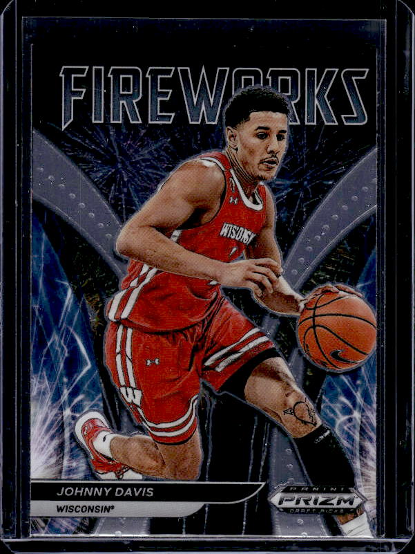 2022 Panini Prizm Draft Picks #FW-JO Johnny Davis Fireworks