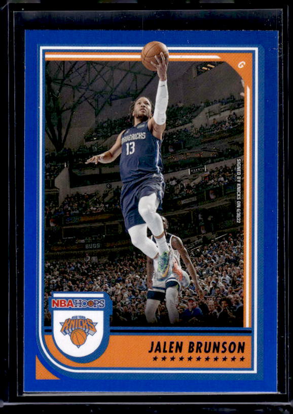 2022-23 Hoops #121 Jalen Brunson Blue
