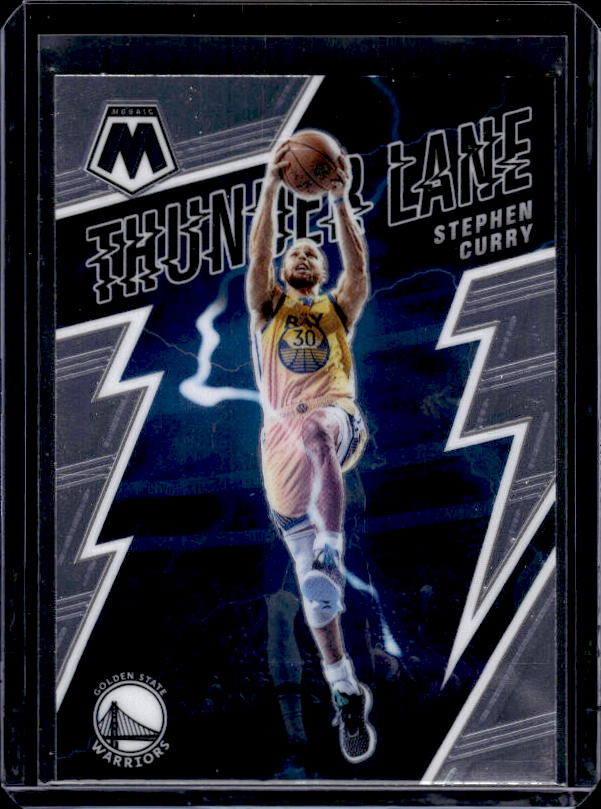 2021-22 Panini Mosaic #17 Stephen Curry Thunder Lane