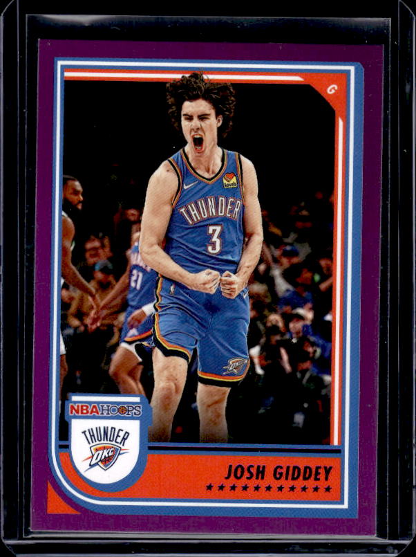 2022-23 Hoops #203 Josh Giddey Purple
