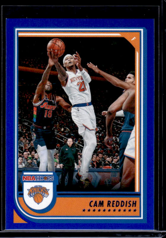 2022-23 Hoops #25 Cam Reddish Blue