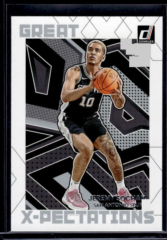 2022-23 Donruss #9 Jeremy Sochan Great X-Pectations