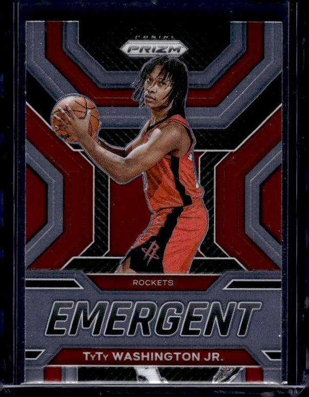 2022-23 Panini Prizm #18 TyTy Washington Jr. Emergent