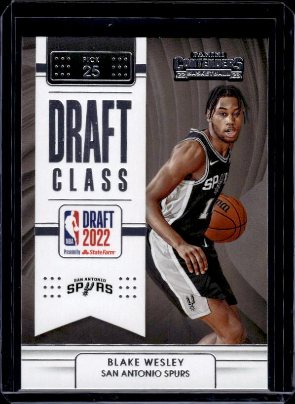 2022-23 Panini Contenders #24 Blake Wesley 2022 Draft Class Contenders