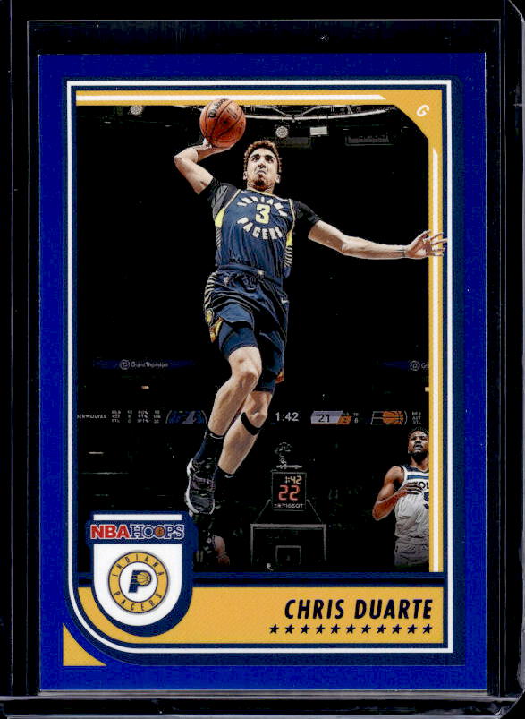 2022-23 Hoops #55 Chris Duarte Blue