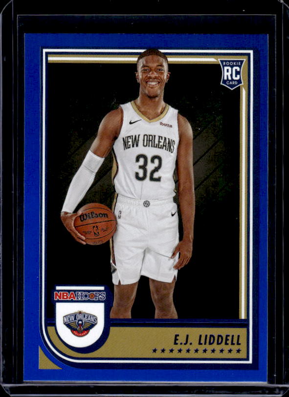 2022-23 Hoops #266 E.J. Liddell Blue