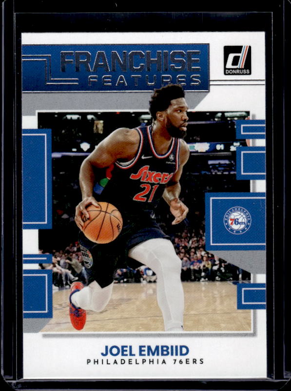 2022-23 Donruss #4 Joel Embiid Franchise Features