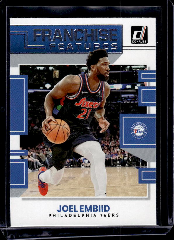 2022-23 Donruss #4 Joel Embiid Franchise Features