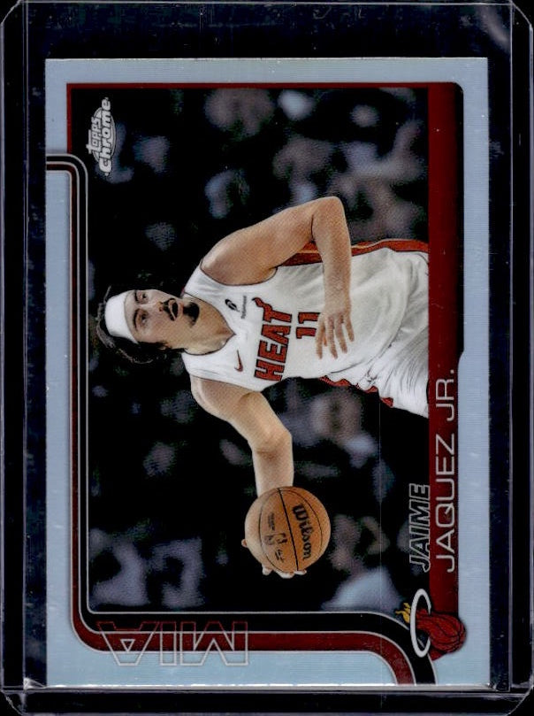 2025-26 Topps Chrome #161 Jaime Jaquez Jr. Refractor