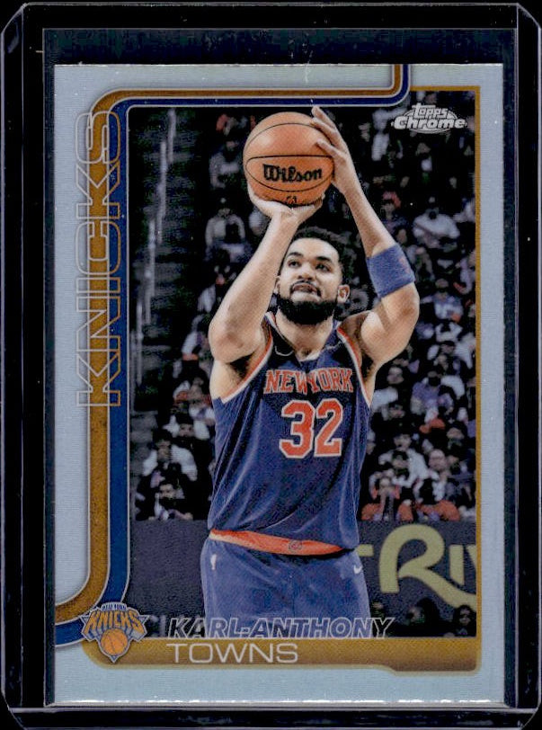 2025-26 Topps Chrome #179 Karl-Anthony Towns Refractor