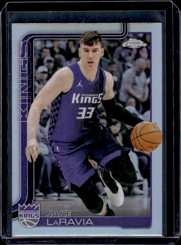 2025-26 Topps Chrome #230 Jake LaRavia Refractor