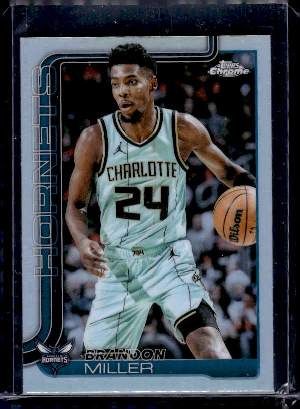 2025-26 Topps Chrome #89 Brandon Miller Refractor