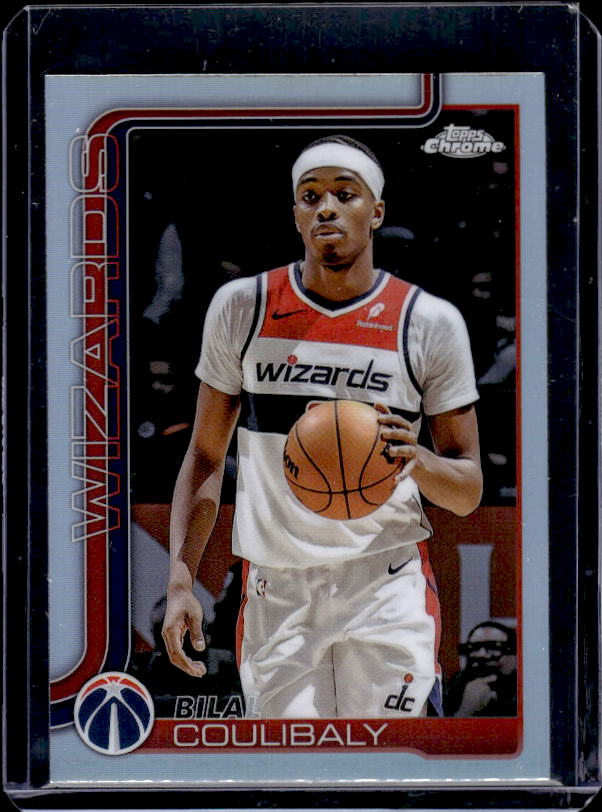 2025-26 Topps Chrome #208 Bilal Coulibaly Refractor