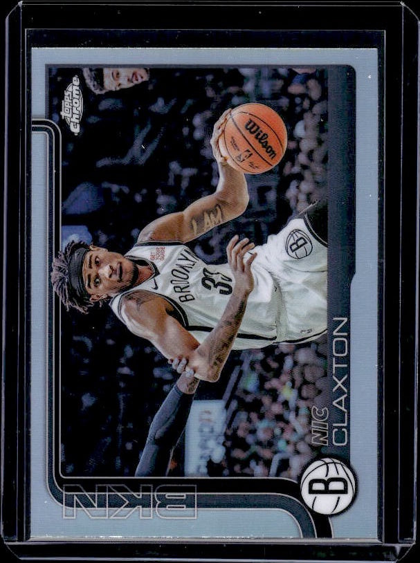 2025-26 Topps Chrome #27 Nic Claxton Refractor