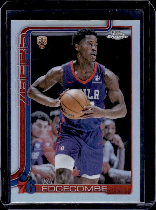2025-26 Topps Chrome #253 VJ Edgecombe Refractor
