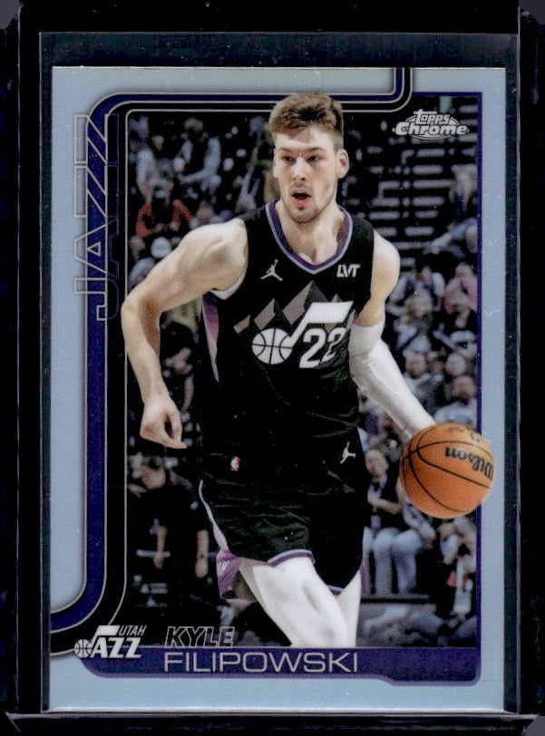 2025-26 Topps Chrome #213 Kyle Filipowski Refractor