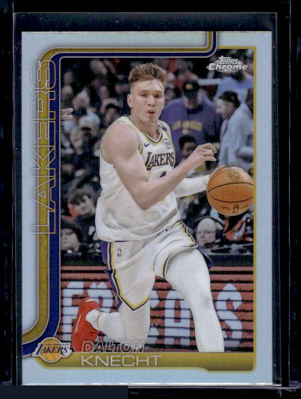 2025-26 Topps Chrome #130 Dalton Knecht Refractor