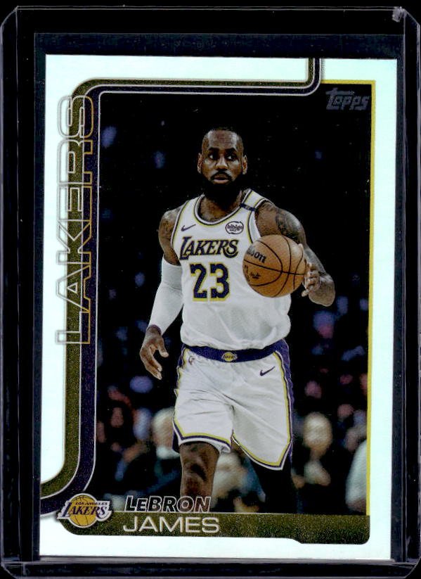 2025-26 Topps #150 LeBron James Rainbow Foilboard