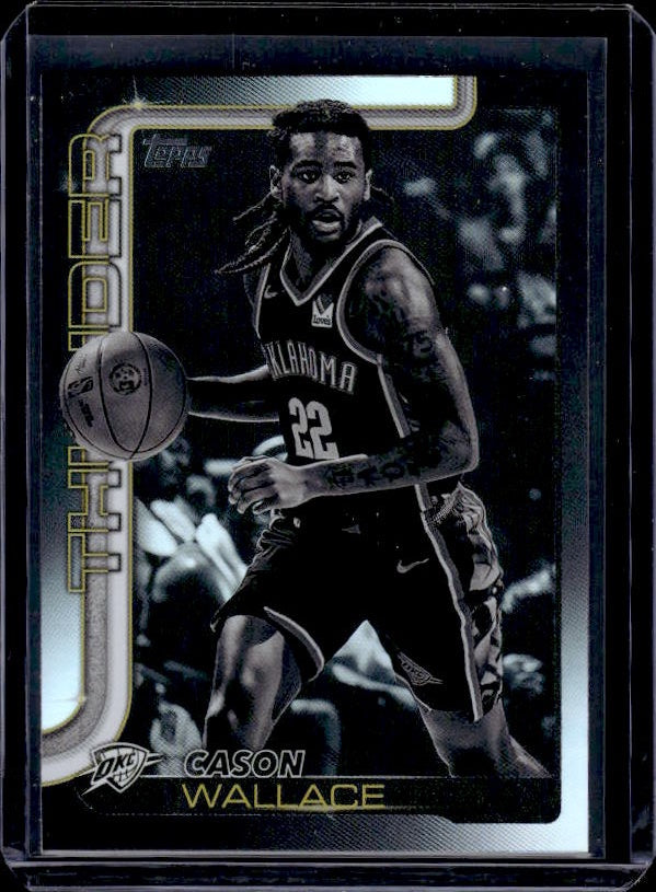 2025-26 Topps #119 Cason Wallace Blackout
