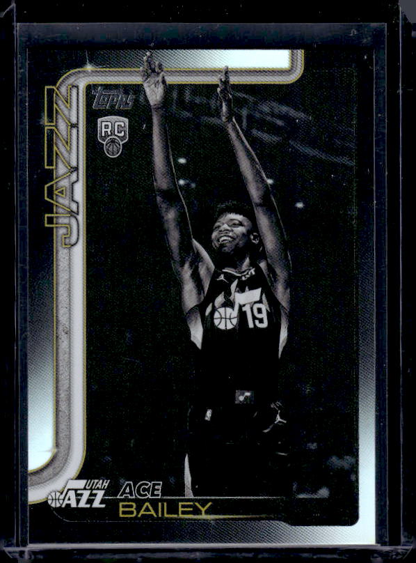 2025-26 Topps #205 Ace Bailey Blackout